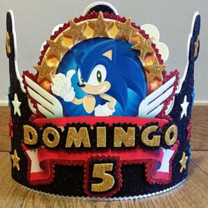 Corona Personalizada para Celebraciones – Sonic