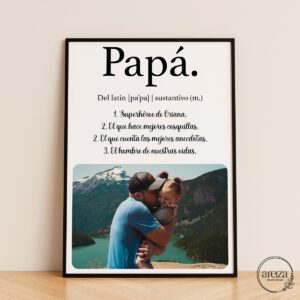 Lienzo Personalizado Papá 4