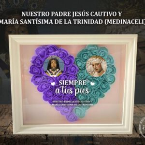 Cuadro cofrade Jesús Cautivo y Mª Stma. de la Trinidad (Medinaceli)