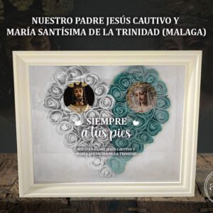 Cuadro Cofrade Jesús Cautivo y Mª Stma. de la Trinidad (Málaga)